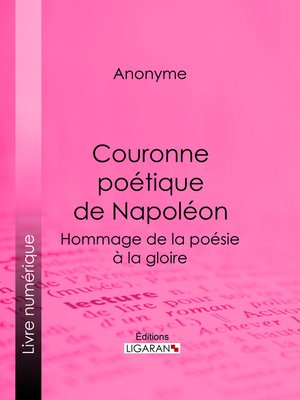 cover image of Couronne poétique de Napoléon